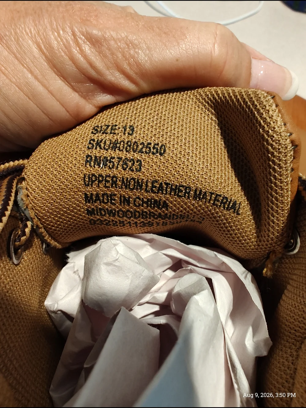 Kids Sz 13 Tan Lace-Up Ankle Boots for Everyday Play N W T